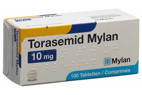 Torasemid Mylan Tabl 10 mg 100 Stk