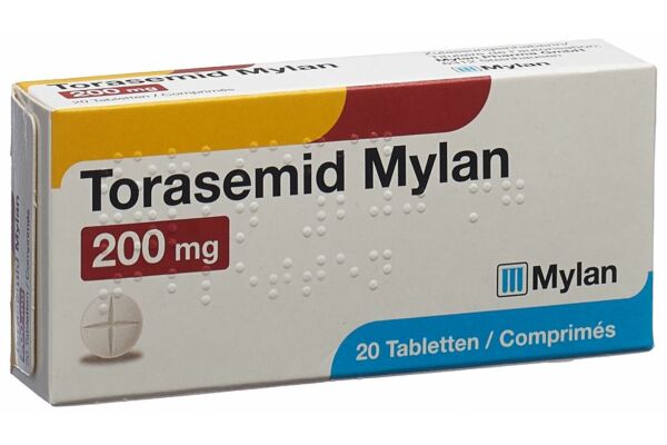 Torasemid Mylan cpr 200 mg 20 pce