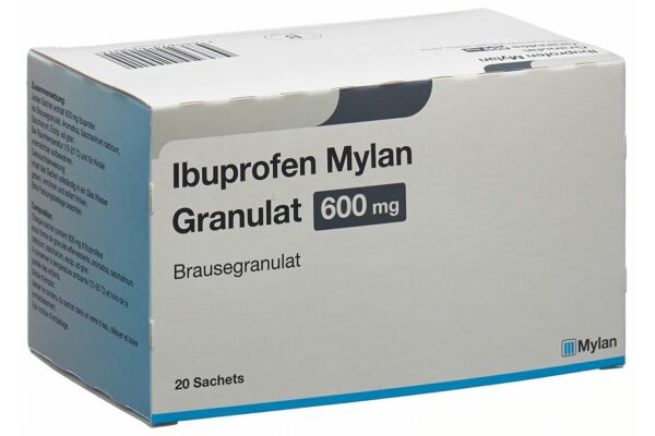 Ibuprofen Mylan gran eff 600 mg sach 20 pce
