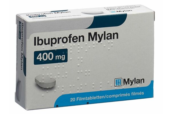 Ibuprofen Mylan Filmtabl 400 mg 20 Stk