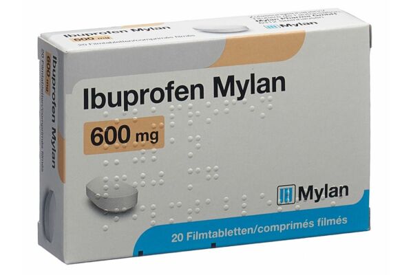 Ibuprofen Mylan cpr pell 600 mg 20 pce