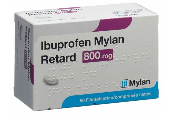 Ibuprofen Mylan cpr pell ret 800 mg 50 pce