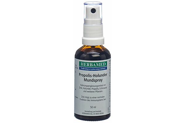 Herbamed Propolis-Holunder Mundspray 50 ml