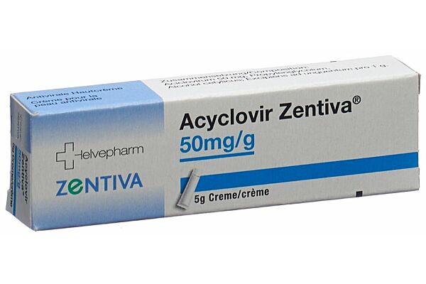Acyclovir Zentiva crème 50 mg/g tb 5 g