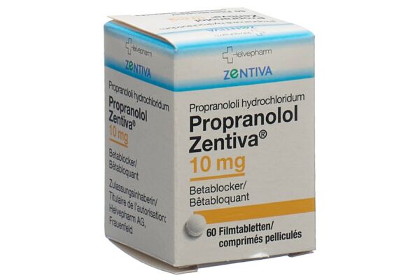 Propranolol Zentiva cpr pell 10 mg bte 60 pce