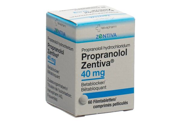 Propranolol Zentiva Filmtabl 40 mg Ds 60 Stk