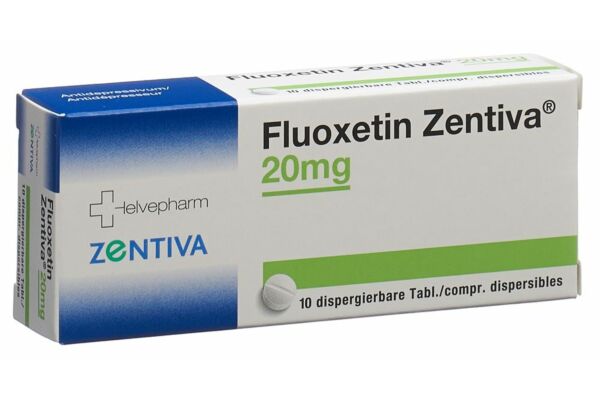 Fluoxetin Zentiva cpr disp 20 mg 10 pce