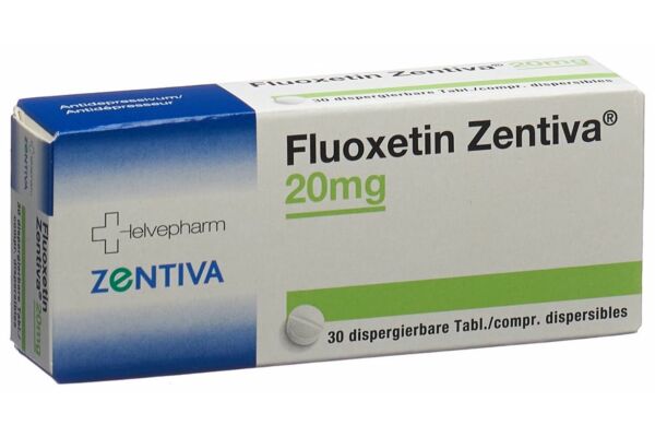 Fluoxetin Zentiva Disp Tabl 20 mg 30 Stk