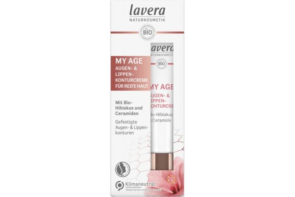 Lavera My Age Augen- und Lippenkonturencreme für reife Haut Tb 15 ml
