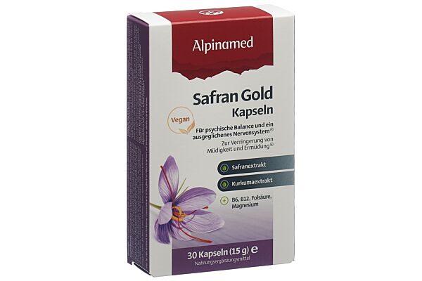 ALPINAMED Safran d'or caps 30 pce