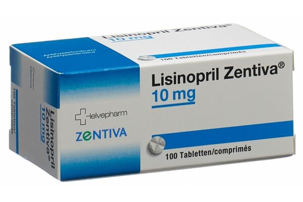 Lisinopril Zentiva Tabl 10 mg 100 Stk