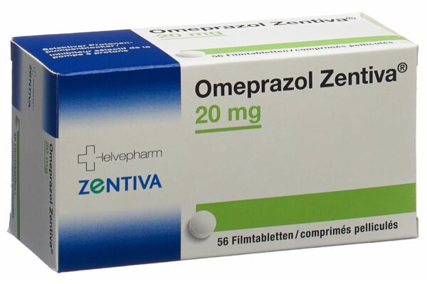 Omeprazol Zentiva Filmtabl 20 mg 56 Stk