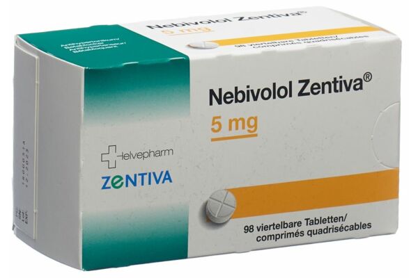 Nebivolol Zentiva Tabl 5 mg 98 Stk