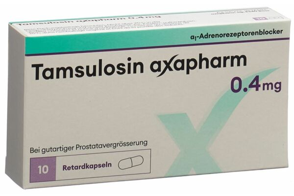 Tamsulosine Axapharm caps ret 0.4 mg 10 pce
