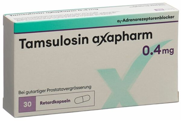 Tamsulosine Axapharm caps ret 0.4 mg 30 pce