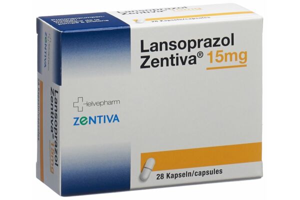 Lansoprazol Zentiva caps 15 mg 28 pce
