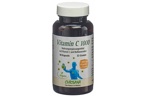 Chrisana Vitamin C 1000 caps bte 90 pce