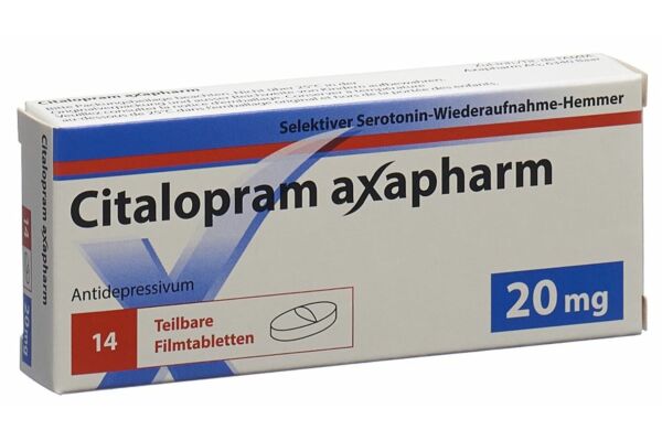 Citalopram Axapharm cpr pell 20 mg 14 pce