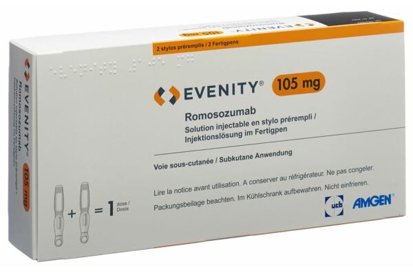 Evenity Inj Lös 105 mg/1.17ml Fertigpen 2 Stk