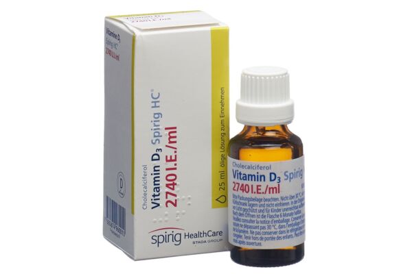 Vitamin D3 Spirig HC 2740 IE/ml ölige Lösung zum Einnehmen Fl 25 ml