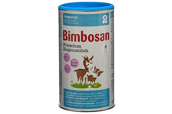 Bimbosan lait de chèvre 2 lait de suite bte 400 g