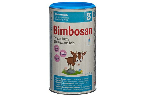Bimbosan lait de chèvre 3 lait de croissance bte 400 g