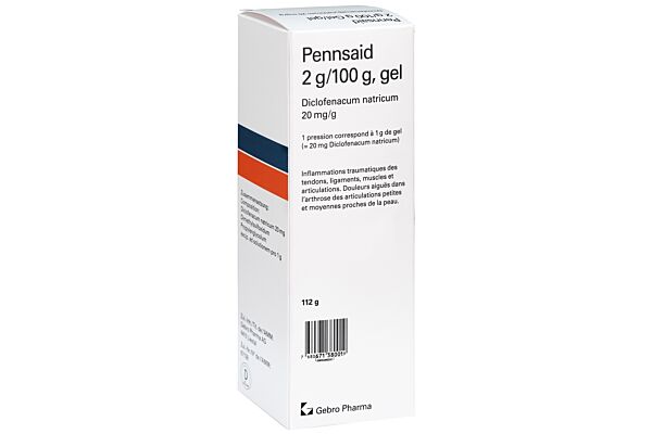 Pennsaid gel 2 g/100g spr dos 112 g