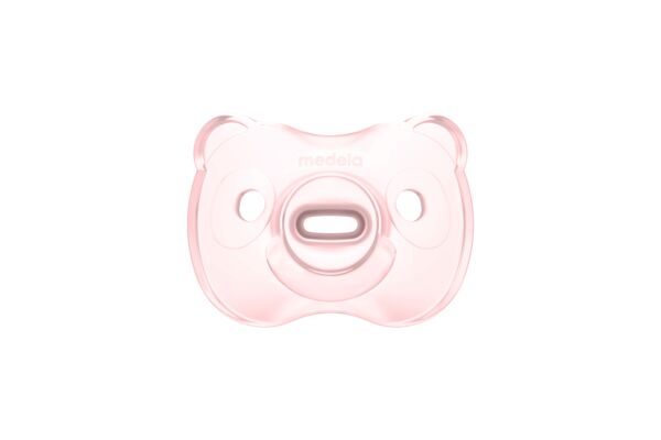 Medela Baby Sucette Soft Silicone 0-6 rose