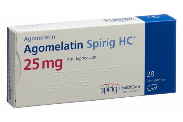 Agomelatin Spirig HC Filmtabl 25 mg 28 Stk