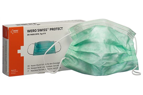 WERO SWISS Protect Maske Typ IIR Box 20 Stk