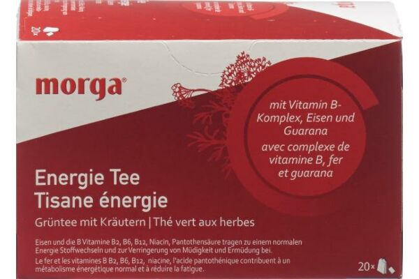 Morga Energie Tee mit Hülle Btl 20 Stk