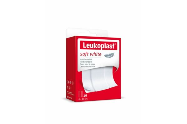 Leukoplast soft white 6x10cm 10 pce