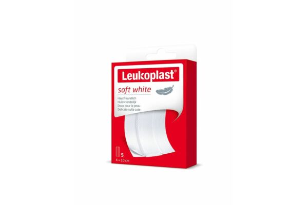 Leukoplast soft white 4x10cm 5 Stk