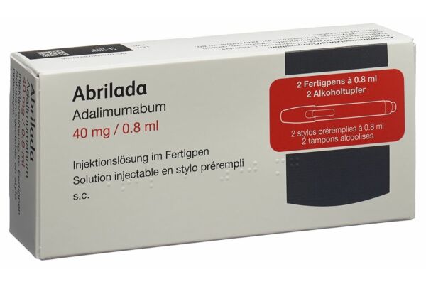 Abrilada Inj Lös 40 mg/0.8ml Fertigpen 2 x 0.8 ml