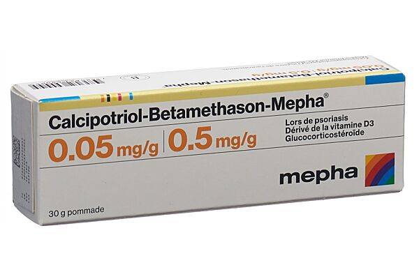 Calcipotriol-Betamethason-Mepha ong tb 30 g