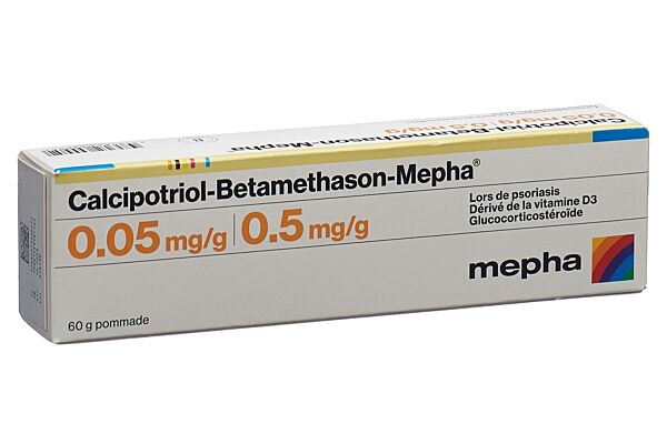 Calcipotriol-Betamethason-Mepha Salbe Tb 60 g
