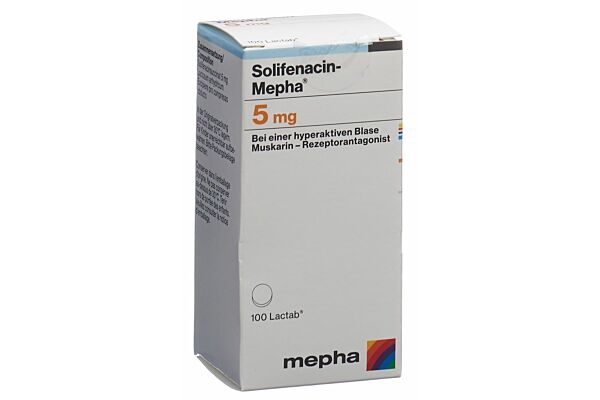 Solifenacin-Mepha Filmtabl 5 mg Ds 100 Stk