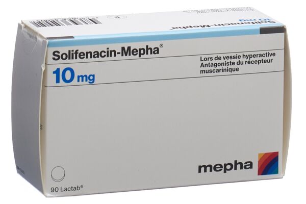 Solifenacin-Mepha Filmtabl 10 mg 90 Stk