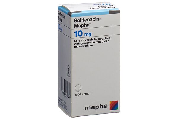 Solifenacin-Mepha cpr pell 10 mg bte 100 pce