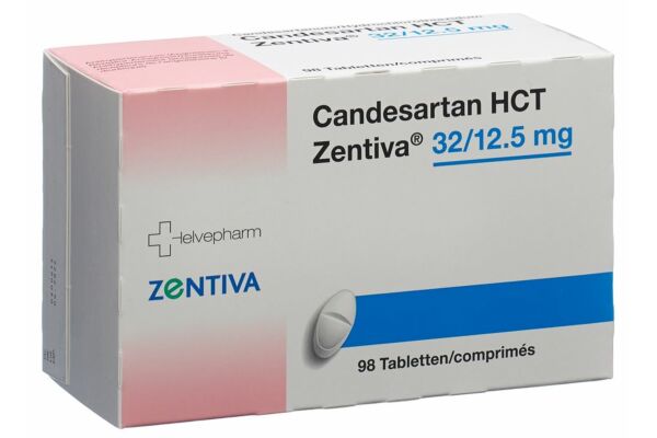 Candesartan HCT Zentiva Tabl 32/12.5 mg 98 Stk