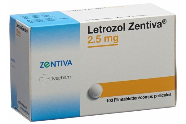 Letrozol Zentiva Filmtabl 2.5 mg 100 Stk