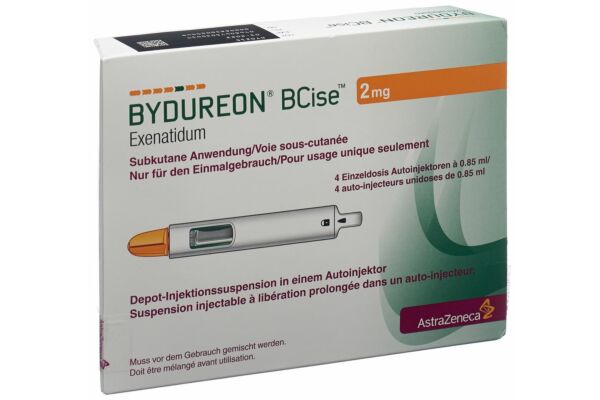 BYDUREON BCise Depot Inj Susp 2 mg Autoinjektor 4 Stk