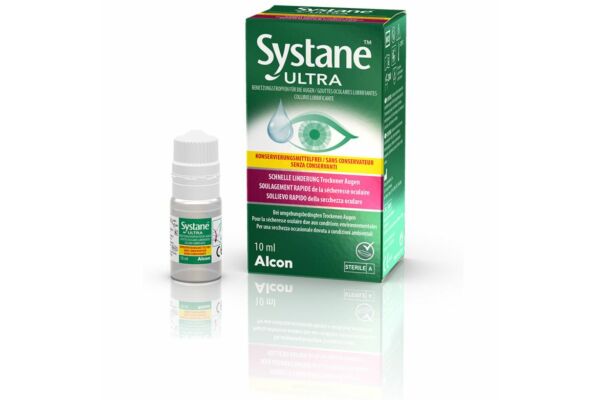 Systane Ultra gouttes oculaires lubrifiantes sans conservateurs fl 10 ml