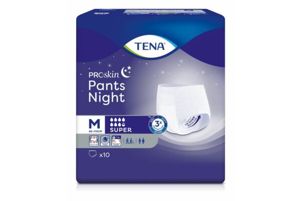 TENA Pants Night Super M 10 pce