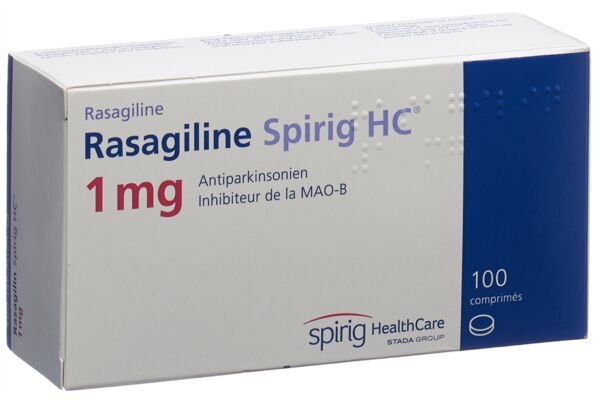 Rasagiline Spirig HC cpr 1 mg 100 pce