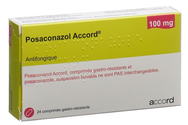 Posaconazol Accord cpr 100 mg 24 pce