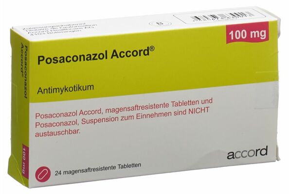 Posaconazol Accord cpr 100 mg 24 pce