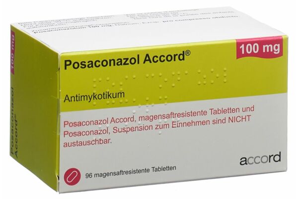 Posaconazol Accord Tabl 100 mg 96 Stk