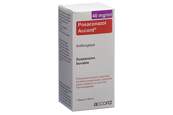 Posaconazol Accord Susp 40 mg/ml zum Einnehmen Fl 105 ml