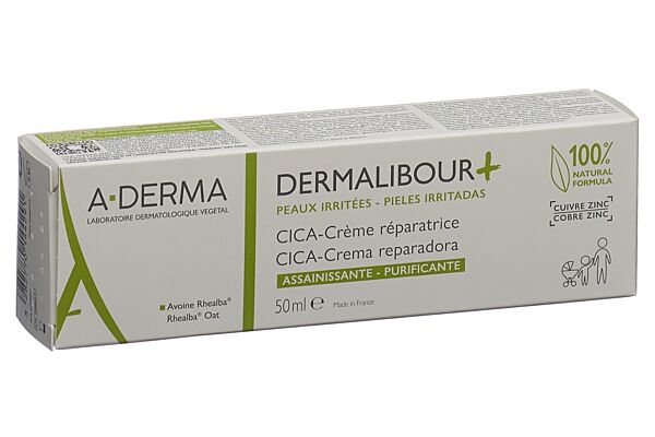 A-DERMA DERMALIBOUR+ CICA-crème réparatrice tb 50 ml